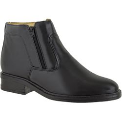Bota Social em Couro - 225 Preto PU - PESSONI
