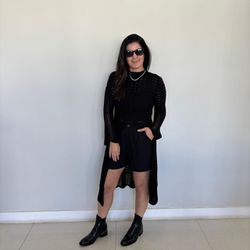 Bata Feminina Rendada Tricô ... - XICA STORE