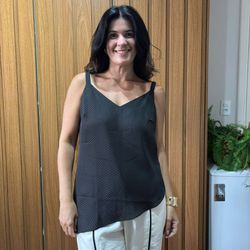 Blusa Feminina Assimétrica P... - XICA STORE