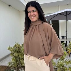 Blusa Feminina Gola Amarraçã... - XICA STORE