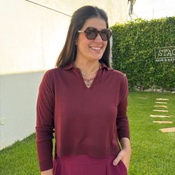 Blusa Feminina Básica Gola P... - XICA STORE