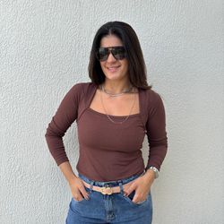 Blusa Feminina Canelada Deco... - XICA STORE