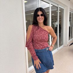Blusa Feminina Ombro Único e... - XICA STORE