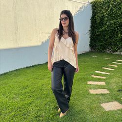 Calça Feminina Pantalona Cou... - XICA STORE