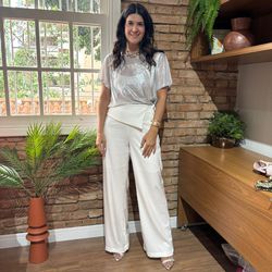 Calça Feminina Pantalona - O... - XICA STORE