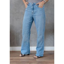 Calça Jeans Feminina Reta Ba... - XICA STORE