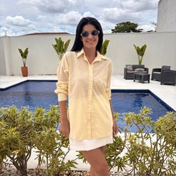 Camisa Feminina Cambraia - A... - XICA STORE