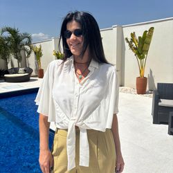 Camisa Feminina Cropped - Of... - XICA STORE