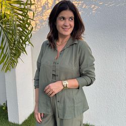 Camisa Feminina Viscolinho -... - XICA STORE