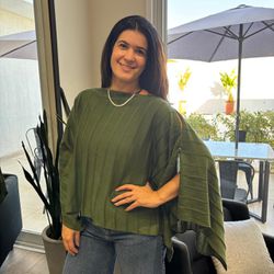 Capa Feminina Trico - Verde - XICA STORE