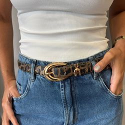 Cinto Feminino - Animal Prin... - XICA STORE