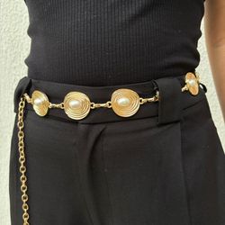 Cinto Feminino Corrente - Do... - XICA STORE