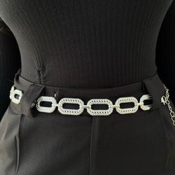 Cinto Feminino Corrente - Pr... - XICA STORE