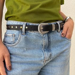Cinto Preto Feminino - Estre... - XICA STORE