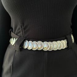 Cinto Feminino Moedas Textur... - XICA STORE