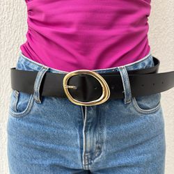 Cinto Feminino - Preto com F... - XICA STORE