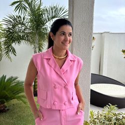 Colete Feminino Botões - Ros... - XICA STORE