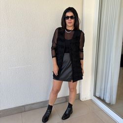 Colete Feminino Tricô Franja... - XICA STORE
