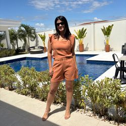 Conjunto Feminino Babados Fl... - XICA STORE