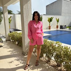 Conjunto Feminino Laise - Ro... - XICA STORE