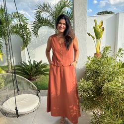 Conjunto Feminino Saia e Col... - XICA STORE