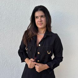 Jaqueta Feminina Cargo - Pre... - XICA STORE