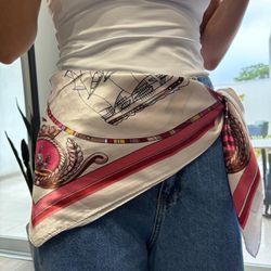 Lenço Feminino Estampado - R... - XICA STORE