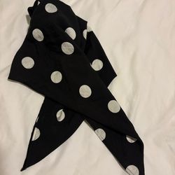 Lenço Feminino Poá - Preto - XICA STORE