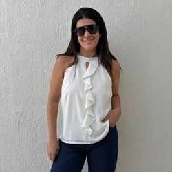 Regata Feminina Babados em C... - XICA STORE