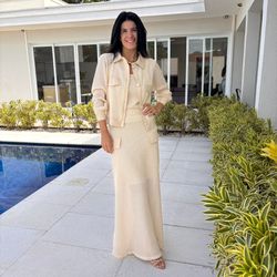 Saia Feminina Renda Lapela -... - XICA STORE