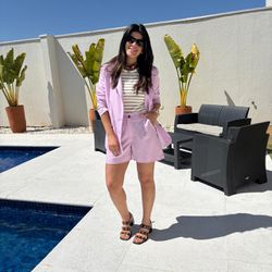 Shorts Feminino Span - Rosa ... - XICA STORE