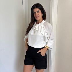 Shorts Feminino Suede - Pret - XICA STORE