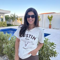 T-Shirt Feminina Silk Texas ... - XICA STORE