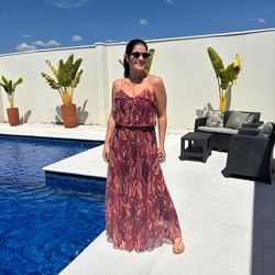 Vestido Feminino Boho Longo ... - XICA STORE