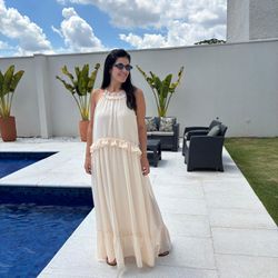 Vestido Feminino Longo Babad... - XICA STORE