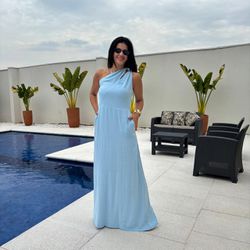 Vestido Feminino Longo Detal... - XICA STORE