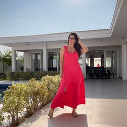 Vestido Feminino Malha com B... - XICA STORE