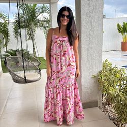 Vestido Feminino Paisley - R... - XICA STORE