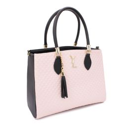 Bolsa Alça Dupla + Carteira Cor Rosa - YL Bag