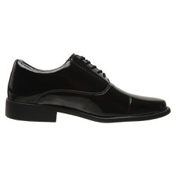 Sapato Social Militar Verniz Preto - 12010VP - Yep Store