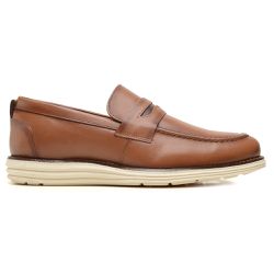 Sapato Casual Oxford Masculino Loafer Caramelo - 1... - Yep Store