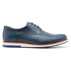 Sapato Casual Oxford Masculino Marinho - 12000M - Yep Store
