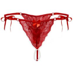 CALCINHA TAILANDESA DUPLO LAÇO VERMELHA - 00485 - YESSEXSHOP