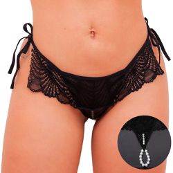 CALCINHA TAILANDESA REGULÁVEL PRETA - 01739 - YESSEXSHOP