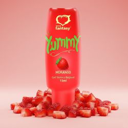 YUMMY ESQUENTA E ESFRIA SABOR MORANGO - 01791 - YESSEXSHOP