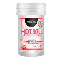 HOT BALL MORANGO COM CHAMPANHE 2 UND - 03160 - YESSEXSHOP