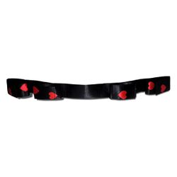 SEPARADOR DE PERNAS E MÃOS PRETO COM CORAÇÕES VERM... - YESSEXSHOP