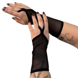 LUVA BLACK SENSUAL EM TULE - 03009 - YESSEXSHOP