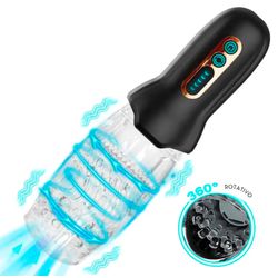 MASTURBADOR MASCULINO GIRATÓRIO E VIBRATÓRIO - 017... - YESSEXSHOP