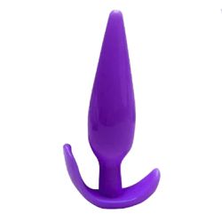 PLUG ANAL M JELLY ROXO - 01749 - YESSEXSHOP